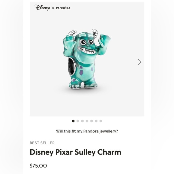 Pandora Disney Charms with Bracelet - Silver - Picture 7 of 7